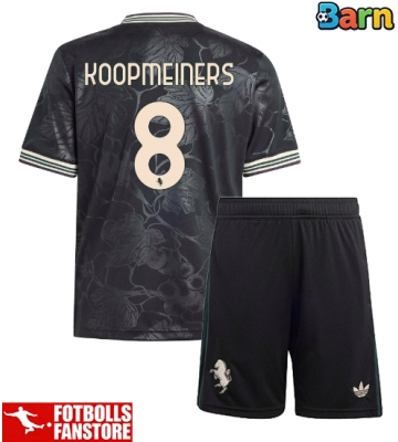 Juventus Teun Koopmeiners #8 Tredje Tröja Barn 2025-26 Kortärmad (+ Korta byxor)